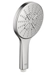 Grohe Rainshower 130 SmartActive hand shower, 3 jet types, chrome