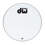 DW Smooth White Vented Bass Drum Head