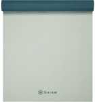 Gaiam Deef Jade/icicle 2-color Yoga Mat 4mm Classic Uusimmat GREEN