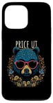 Coque pour iPhone 13 Pro Max Price Utah Ours portant des lunettes de soleil et des fleurs