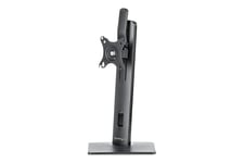 StarTech.com Free Standing Single Monitor Mount, Height Adjustable Monitor Stand, For VESA Mount Displays up to 32" (15lb/7kg), Ergonomic Monitor Stand for Desk, Tilt/Swivel/Rotate, Black - Universal Monitor Stand ställ - justerbar arm - för Bildskärm - s