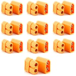 10 Paires de Connecteurs Mâles Femelles XT60 XT-60 Prise t pour Batterie rc Rc Drone Avion Voiture Accessoires