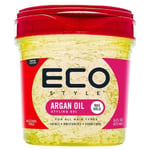 3 x Eco Style Argan Oil Stying Gel 473ml