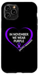 iPhone 11 Pro In November We Wear Purple Epilepsy Awareness Month 2024 Case