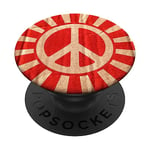 Peace Sign Pop Socket for Phone Hippie PopSockets Red Peace PopSockets Swappable PopGrip