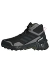 adidas Men's Eastrail 2.0 Mid RAIN.RDY Waterproof Hiking Shoes, Core Black/Carbon/Charcoal Grey, 10 UK