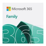 MICROSOFT Microsoft 365 Family Medialess - 1 Year Subscription 6 Users  - Electronic Download