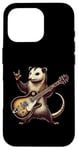 Coque pour iPhone 16 Pro Retro Possum Rock Music Men Kids Women Funny Opossum Rock