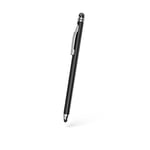 Hama Touchscreen Stylus (stylus pen for all tablets, for Android/iOS, phone stylus, tablet pen for capacitive touch displays, ultra-thin, with clip) black