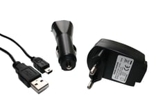 Set De 4 Accessoires: Chargeur, Allume Cigare, Cable Usb Adapté Pour Tomtom Go520, Go930, Go920, Go730, Go640, Go740, Go 740 Live, Go950, Go750, Go550