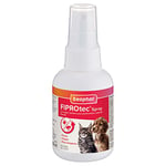 Beaphar – FIPROTEC – Spray au Fipronil dosé à 2,5 mg/ml – Solution pour pulvérisation cutanée pour chiens et chats – Agit contre les puces, les tiques et les poux broyeurs – Flacon de 100 ml