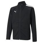 PUMA Mixte Enfant Teamliga Training Jacket Jr Veste De Survêtement, Noir (puma Blanc), 176 EU