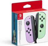 Bluetooth Paire De Manettes Joy-Con Gauche Violet Pastel Et Droite Vert Pastel Pour Switch