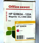 H Q3963A - 122A Magenta for Colour LJ 2550 2800  OFFICE DEPOT COMPATIBLE SEALED