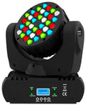 Audibax Arizona One - Tête Mobile pour Disco - Projecteur Mobile Professionnel - Lumière LED d'une Puissance Massive de 36x3W - Synchronisation avec la Musique - Mode Automatique - Connexion DMX