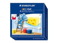 Staedtler Noris Club 8801 - Fingerfärg - Röd, Blå, Grön, Gul - 100 Ml (Paket Om 4)