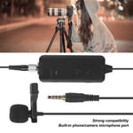 Ey‑580S Noise Reduction Recording Collar‑Clip Mic For Live /Vlog/Interview Set