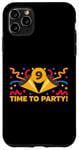 Coque pour iPhone 11 Pro Max Time to Party #9, occasion spéciale pour le 9e anniversaire