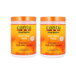 2x Cantu Shea Butter Coconut Curling Cream Defines, Moisturizes No Sulfate 709g