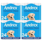 Andrex Toilet Rolls x96 Classic Clean Fragrance-Free 2 Ply Toilet Paper