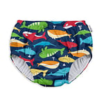 green sprouts - Couche culotte de piscine eco - Navy Whale League - 12mo (6-12m)