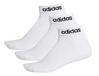 adidas HC Ankle 3PP Socks - White/White/White, M