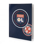 Cahier 21x29,7cm Patch Olympique Lyonnais