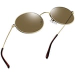 Joopin Lunette de Soleil Ovale Vintage Lunettes Polarisées Homme Femme