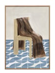 The Poster Club Tpc X Isabelle Vandeplassche - Chair With Blanket Multi/patterned