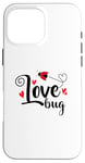 iPhone 16 Pro Max Love Bug Valentines Day Love Flowers Holiday Case