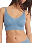 Sloggi Womens ZERO Feel Bliss Bralette - Blue material_polyamide - Size X-Large