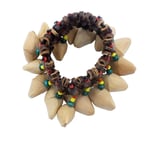 Nuts Bracelet Shell Handbell en Bois Classique Batteur Mini Djembe Percussions Africaine Main Africaine Tribal Instrument De Percussion À La Main pour Djembe Conga Tambour