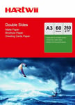 A3 Double Sided Matte Matt Photo Paper 260Gsm Inkjet Paper - 60 Sheets Harwii