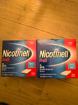 Nicotinell Stop Smoking Aid Nicotine Gum, 2 mg, Fruit, 204 Pieces Long Expiry X2