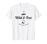 I'm wild and free like a fish in the sea (surfer theme) T-Shirt