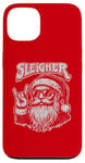 Coque pour iPhone 13 Traîneau de Noël Santa Rock Xmas Rocker Hommes Femmes