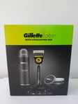 *GILLETTE LABS EXFOLIATING BAR WET SHAVE FOAMING GEL MOISTURISER SET BRAND NEW*