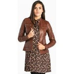 Veste Rose Garden  JODY LAMB PAOLO DARK COGNAC