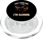 Gaming Headphones Gamer Headset Can't Hear You I'm Gaming PopSockets PopGrip for MagSafe