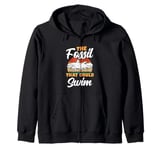 The Fossil That Could Swim Oceanographer Marine Biology Zip Hoodie