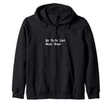 Hilarious Nope To-Do List Anti-Productivity Quotes Zip Hoodie