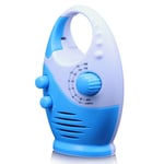 Radio Portable Mini Nouveau Modèle Imperméable pour Étudiants Level 4 et 6 d'Anglais Radio AMFM pour la Salle de Bain Couleur Bleu