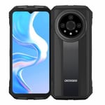 DOOGEE V31GT, 12 Gt + 256 Gt, lämpökamera, sivusormenjälki, 10 800 mAh akku, 6,58 tuuman Android 13 Dimensity 1080 Octa Core, verkko: 5G, OTG, NFC, Google Payn tuki (musta)