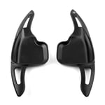 HEZHOUJI Shift Paddles, Aluminum Steering Wheel Shift Paddle Car Extension Gear Shifter, for Bmw 2 3 4 5 6 7 Series X1 X4 Z4,Black