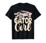 Gator Girl Funny Alligator Kids Womens Crocodile T-Shirt