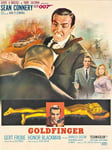 James Bond Goldfinger Retro Metal Plaque/sign, Pub, Bar, Man Cave,