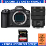 Canon EOS R5 Mark II + RF 24-70mm f/2.8 L IS USM + 1 SanDisk 32GB Extreme PRO UHS-II SDXC 300 MB/s + Ebook '20 Techniques pour Réussir vos Photos' - Appareil Photo Hybride Canon