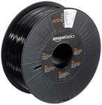 Amazon Basics Filament PETG pour imprimante 3D 1.75 mm Noir Bobine 1 kg