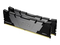 Kingston FURY Renegade - DDR4 - kit - 64 Go: 2 x 32 Go - DIMM 288 broches - 3200 MHz / PC4-25600 - CL16 - 1.35 V - mémoire sans tampon - non ECC - noir