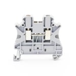 10Pcs UT2.5 Din Rail Bornier Fil Électrique ConEventScrew Connexion 26-12AWG 0.14-2.5 mm² UT-2.5 Câble Connecteur - Type UT2.5 Gray